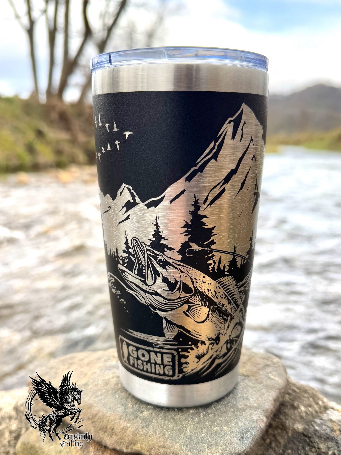 Gone Fishing - 20 oz Tumbler