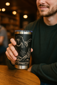 Yeti - Burning of Lake Town 20oz Tumbler