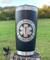 Emotional Support Human 20oz Tumbler