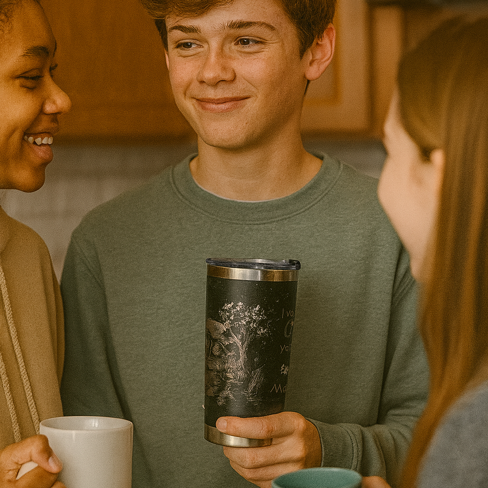Halfling House - Second Coffee (Tea, Dr Pepper, Breakfast, etc) 20oz Tumbler
