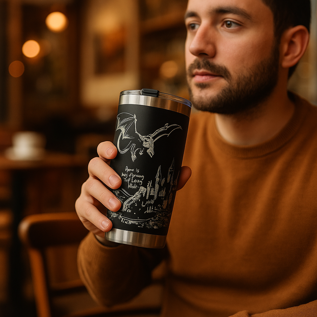 Yeti - Burning of Lake Town 20oz Tumbler