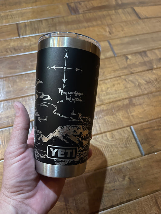 Yeti - Burning of Lake Town 20oz Tumbler
