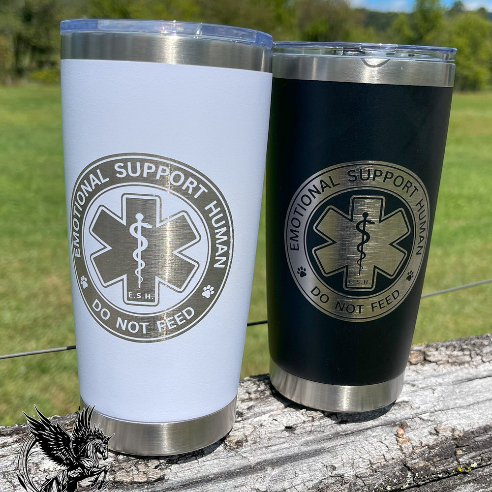 Emotional Support Human 20oz Tumbler