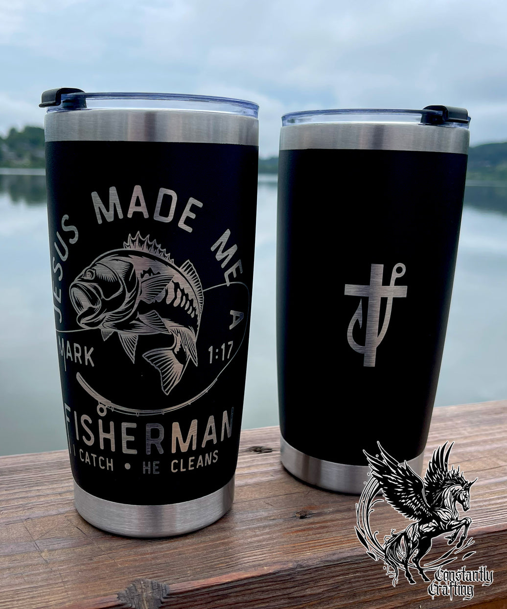 Jesus Made Me a Fisherman 20oz Tumbler