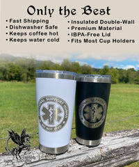 Emotional Support Human 20oz Tumbler