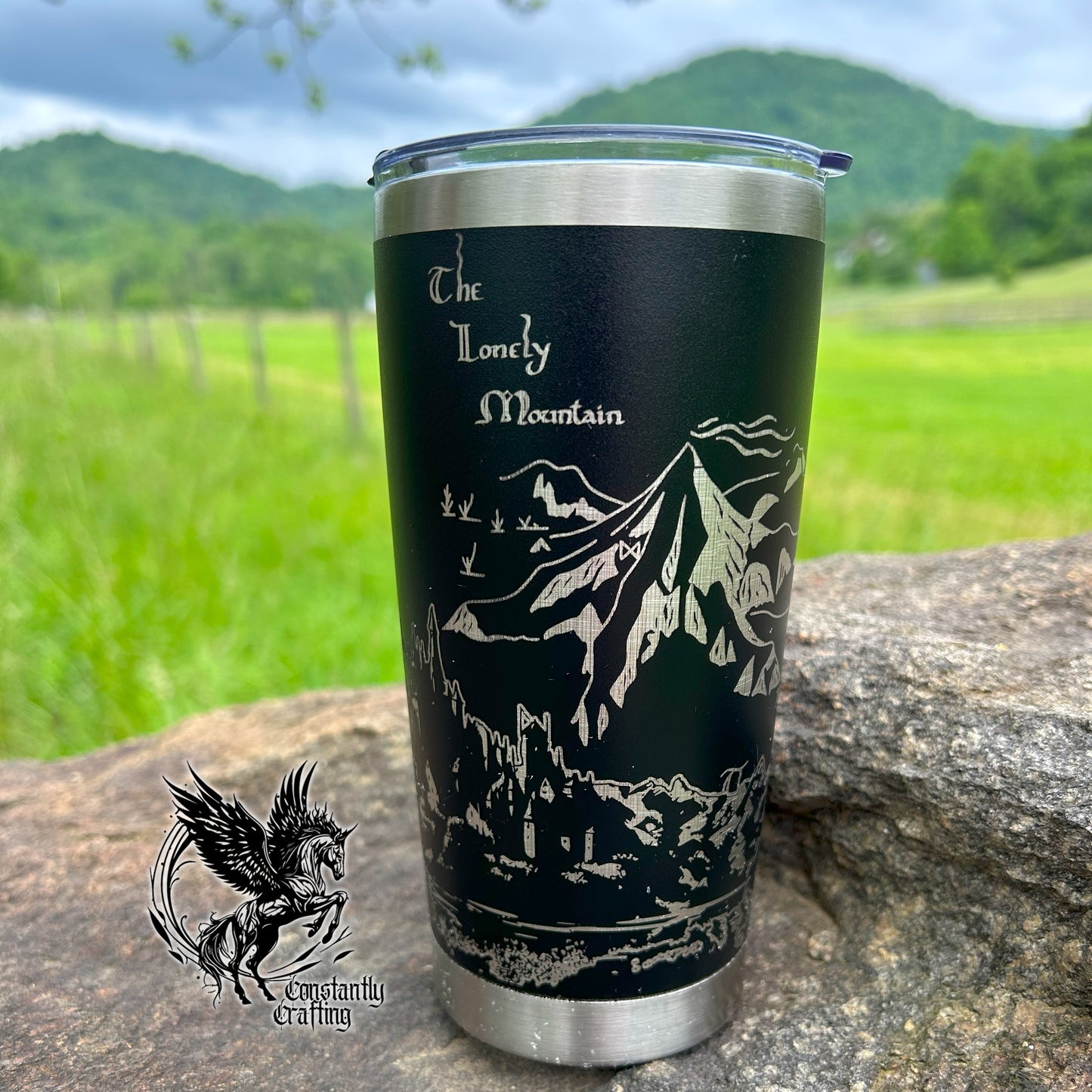 Burning of Lake Town - Lord of the Rings Tumbler