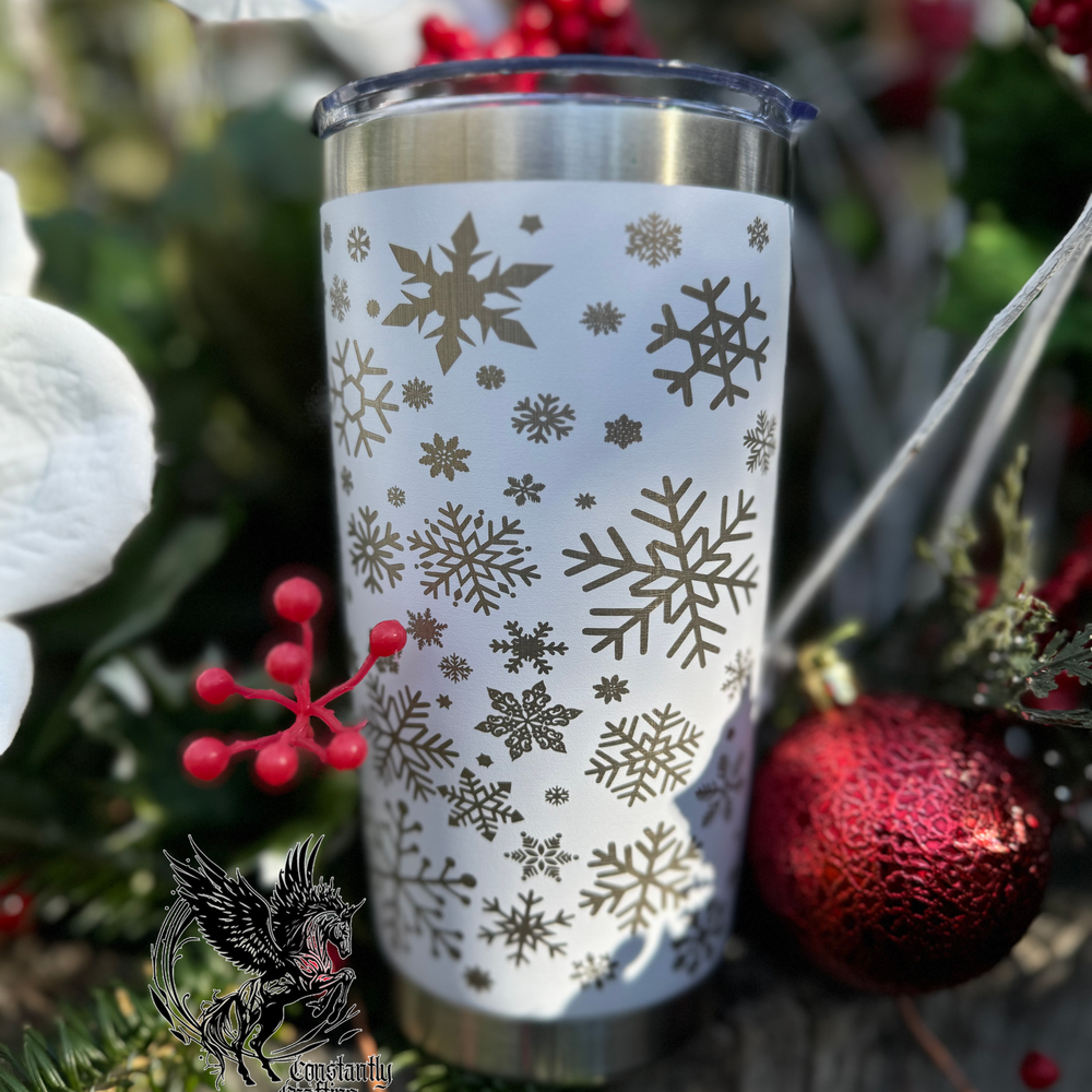 Winter Snowflake - 20oz Tumbler