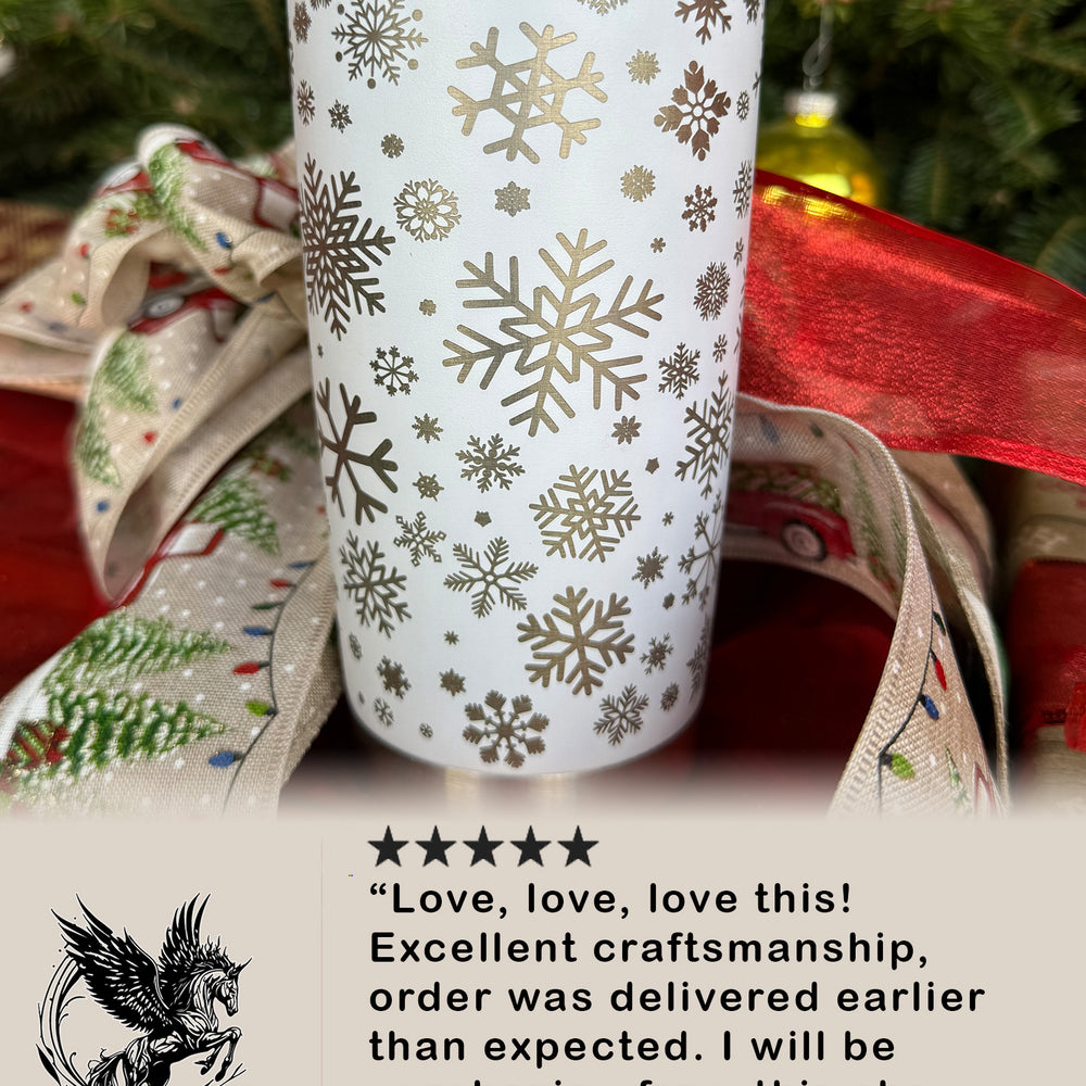 Winter Snowflake - 20oz Tumbler