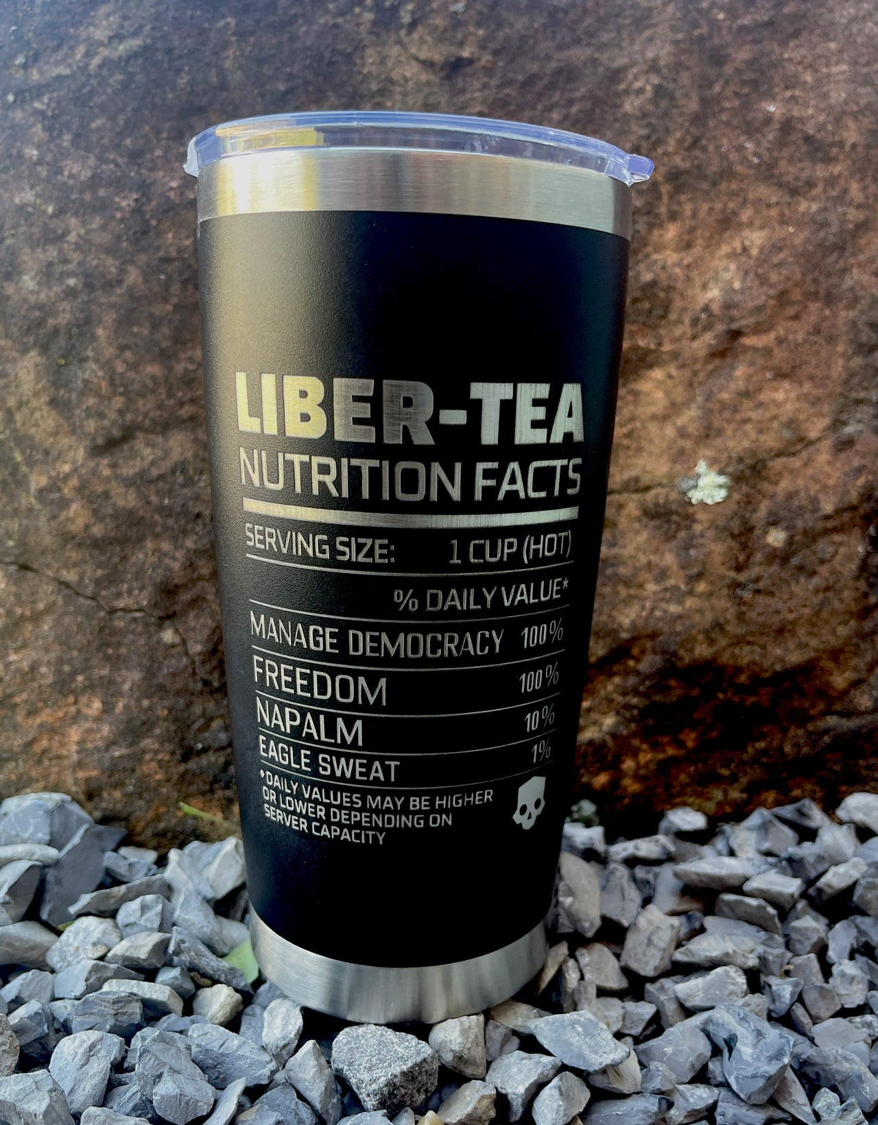 Liber-Tea Tumbler, Morning Cup Of Liber-Tea, Taste Democracy, Gift for Gamers, Gift for him, Gamer Gift for Boyfriend