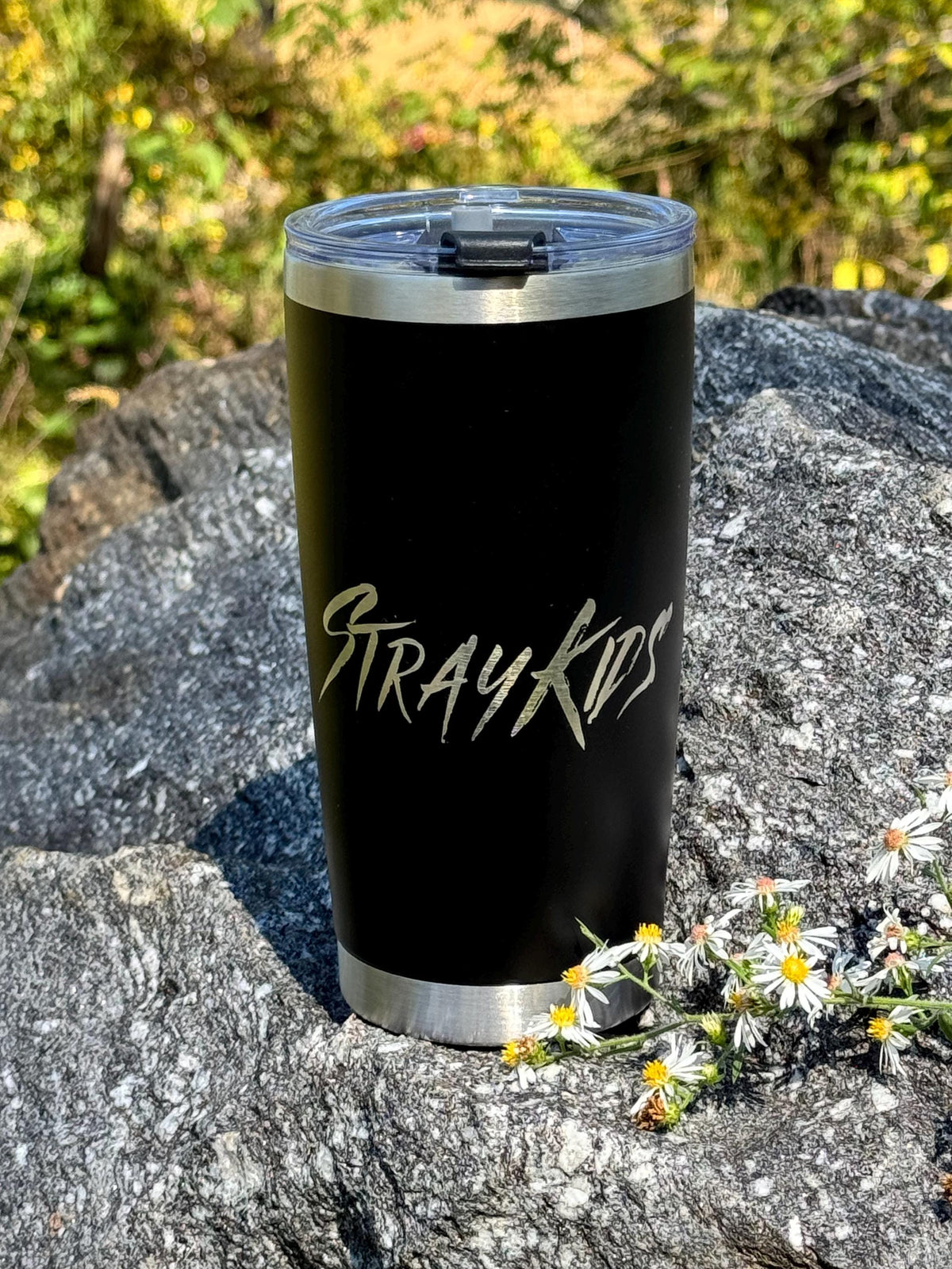 STAY Compass 20 oz Travel Tumbler – Laser Engraved K-Pop Fan Gift