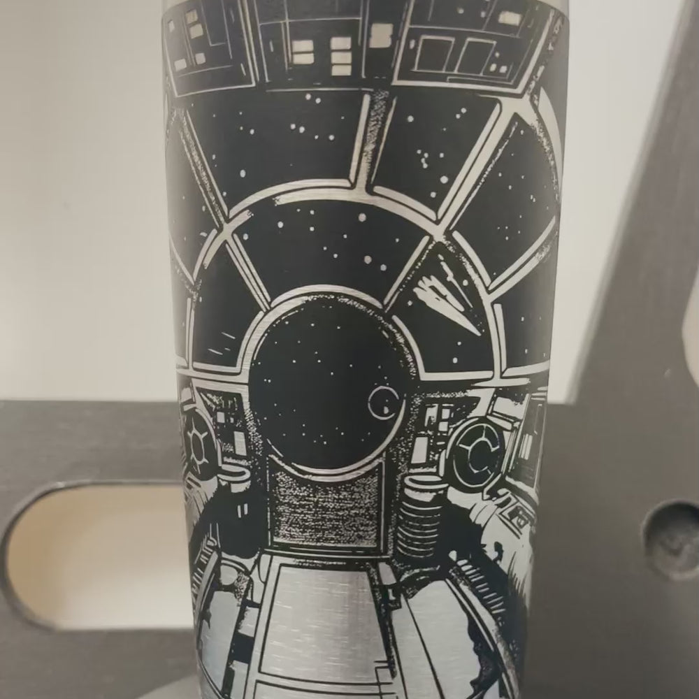 Help me coffee you're my only hope. Galactic 20oz Tumbler