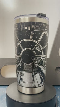 Help me coffee you're my only hope. Galactic 20oz Tumbler