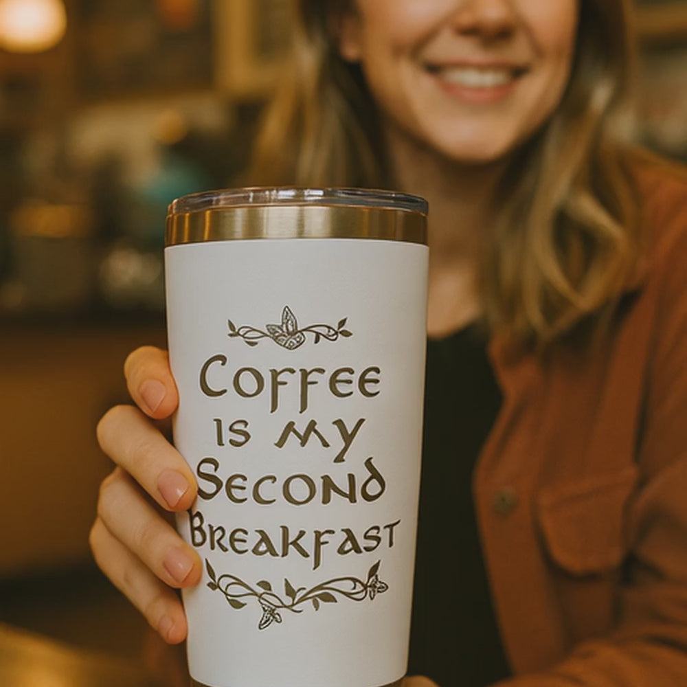 Coffee is my Second Breakfast Tumbler