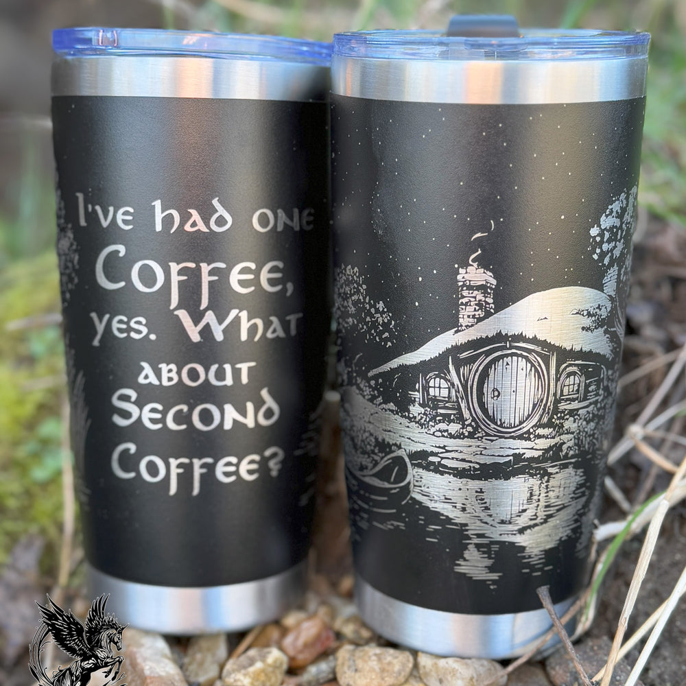 Halfling House - Second Coffee (Tea, Dr Pepper, Breakfast, etc) 20oz Tumbler